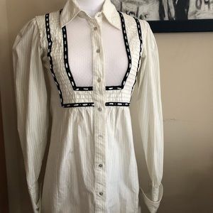 Free people vintage 2006 white top nwot